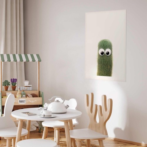 Plakat Prikkende Ven med kaktusmotiv