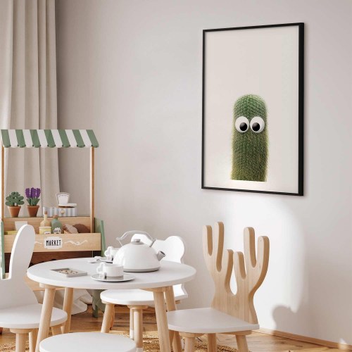 Plakat Prikkende Ven med kaktusmotiv