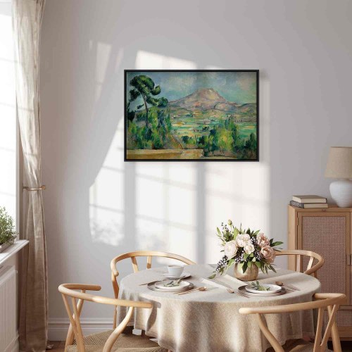Paul Cézanne Mont Sainte-Victoire lærredsbillede 120 x 80 cm