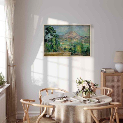 Paul Cézanne Mont Sainte-Victoire lærredsbillede 120 x 80 cm