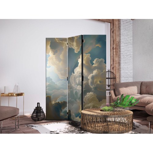 Skærmvæg med skymotiv 3-paneler 135 x 172 cm