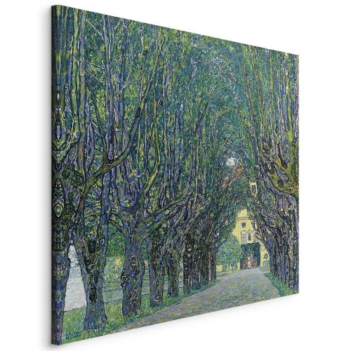 Gustav Klimt billede på lærred - Allé i parken ved Schloss Kammer