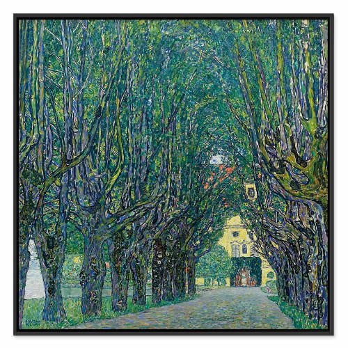 Gustav Klimt billede på lærred - Allé i parken ved Schloss Kammer