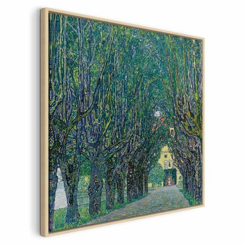 Gustav Klimt billede på lærred - Allé i parken ved Schloss Kammer