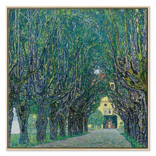Gustav Klimt billede på lærred - Allé i parken ved Schloss Kammer