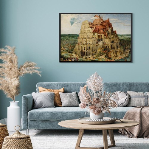 Billede på lærred Pieter Bruegel den Ældre - Babelstårnet