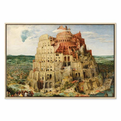 Billede på lærred Pieter Bruegel den Ældre - Babelstårnet