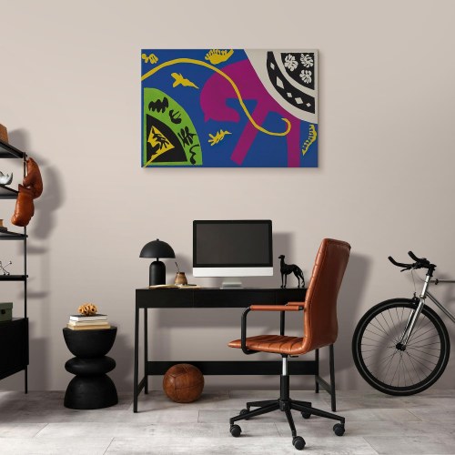 Henri Matisse billede på lærred - Hest, rytter og klovn fra Jazz