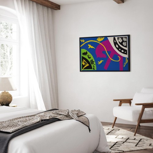 Henri Matisse billede på lærred - Hest, rytter og klovn fra Jazz