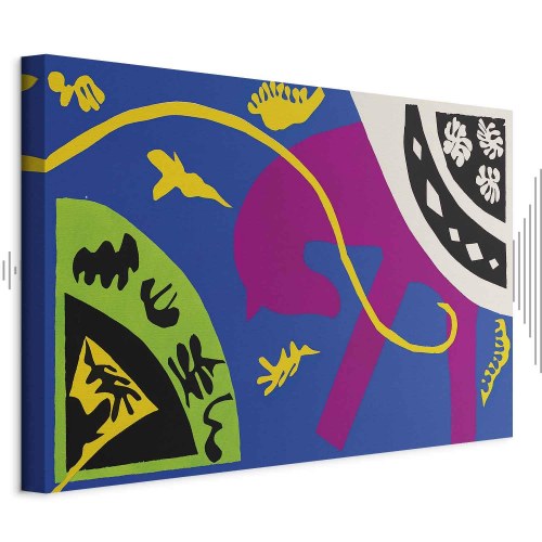 Henri Matisse billede på lærred - Hest, rytter og klovn fra Jazz