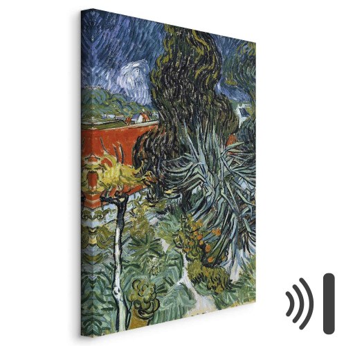 Vincent van Gogh lærredsbillede - Dr. Gachets have i Auvers