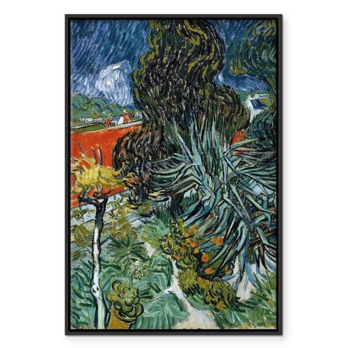 Vincent van Gogh lærredsbillede - Dr. Gachets have i Auvers