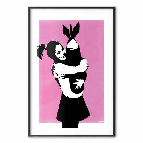 Bomb Hug plakat til væggen - gadekunst