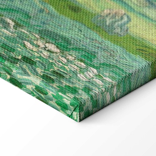 Vincent van Gogh lærredsbillede - Hvedemark under tordenskyer