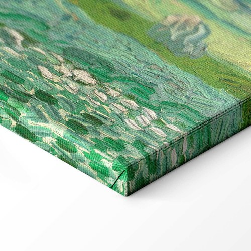 Vincent van Gogh lærredsbillede - Hvedemark under tordenskyer