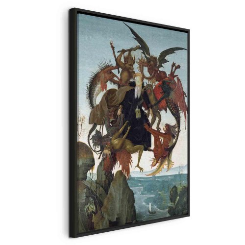 Michelangelo lærredsbillede - Sankt Antonius' pinsler