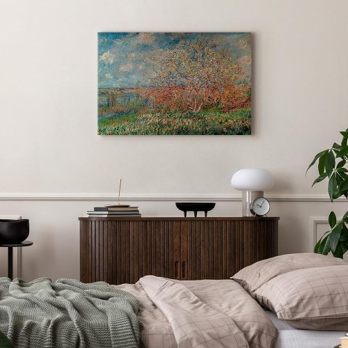 Claude Monet Forår - billede på lærred