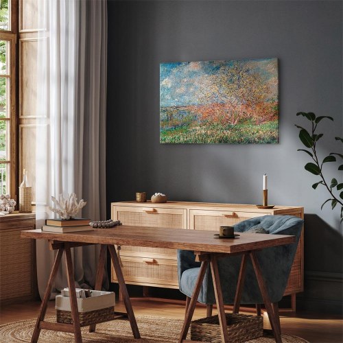 Claude Monet Forår - billede på lærred