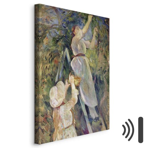 Berthe Morisot - Kirsebærplukkeren billede på lærred