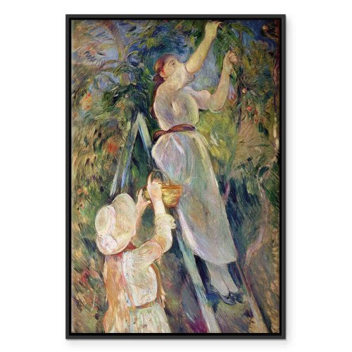 Berthe Morisot - Kirsebærplukkeren billede på lærred