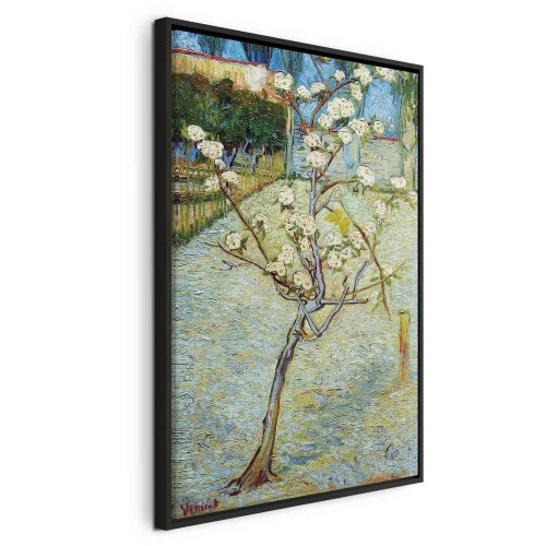 Vincent van Gogh billede på lærred - Blomstrende pæretræ