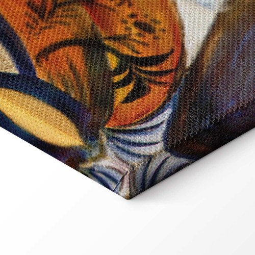 August Macke billede på lærred - Nackte Mädchen in der Barke