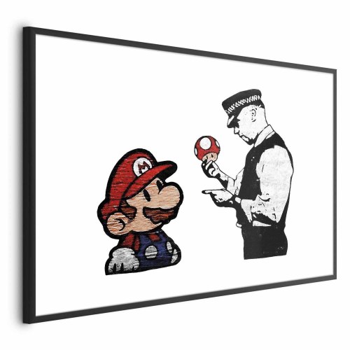 Banksy Svampeplukkeren plakat
