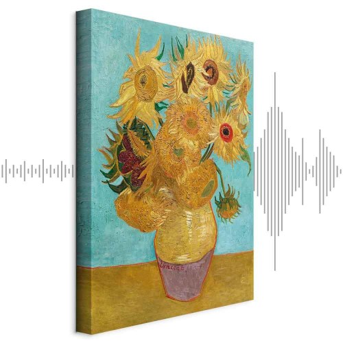 Vincent van Gogh Solsikker II billede på lærred