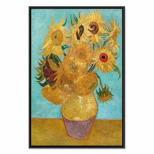 Vincent van Gogh Solsikker II billede på lærred