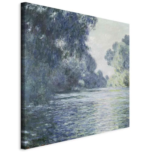 Claude Monet billede på lærred - Et stykke af Seinen nær Giverny