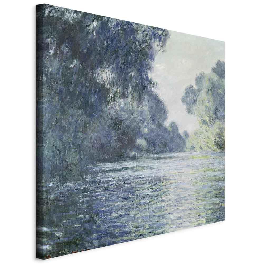 Claude Monet billede på lærred - Et stykke af Seinen nær Giverny