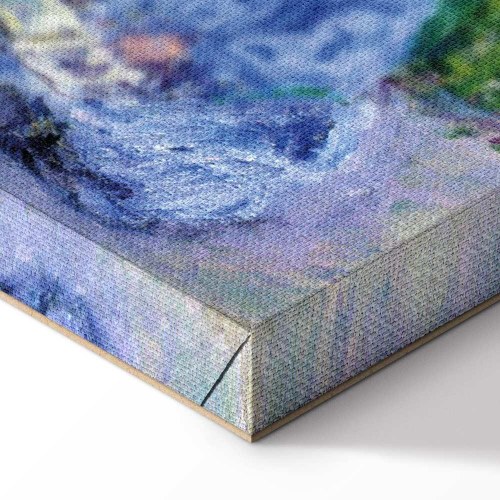 Claude Monet - Madame Monet og hendes søn lærredsbillede
