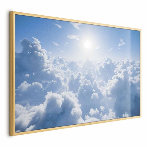 Plakat med himmel og skyer - Heavenly Peace: Varme Solstråler