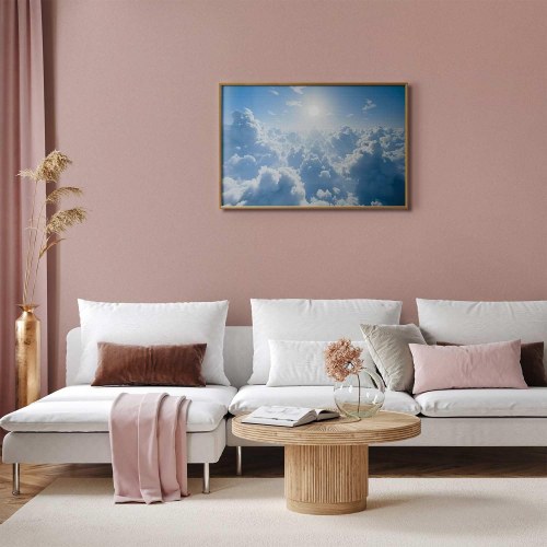 Plakat med himmel og skyer - Heavenly Peace: Varme Solstråler
