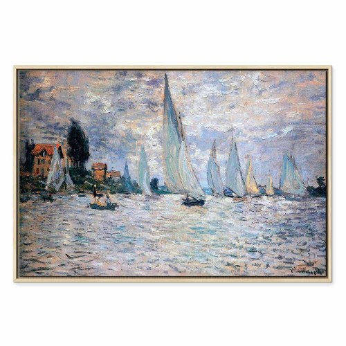 Claude Monet Sejlbåde, regatta i Argenteuil - billede på lærred