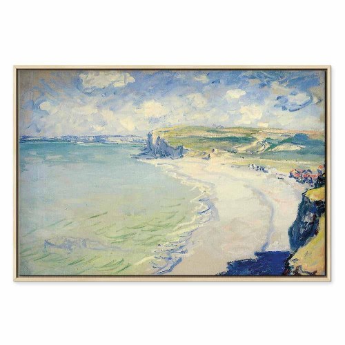 Claude Monet billede på lærred - Strand ved Pourville