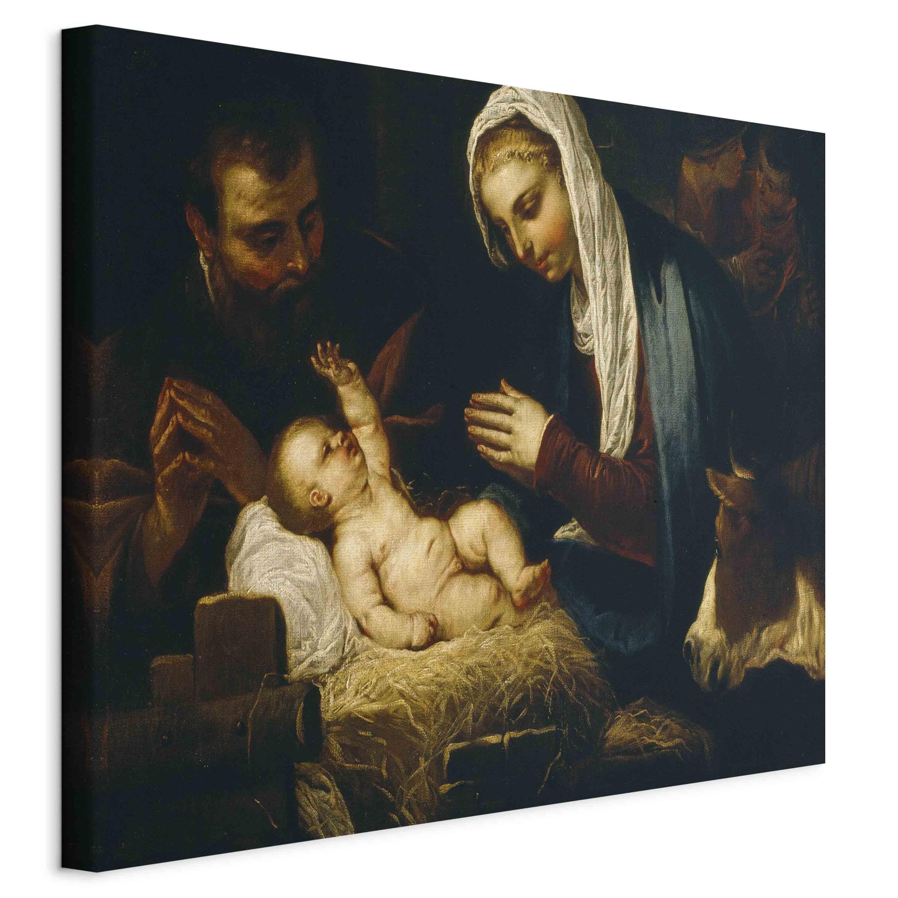 Billede på lærred - Tintoretto - Den hellige familie