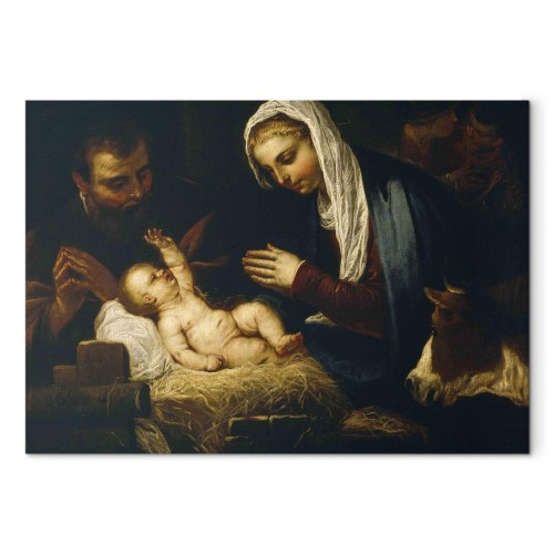 Billede på lærred - Tintoretto - Den hellige familie
