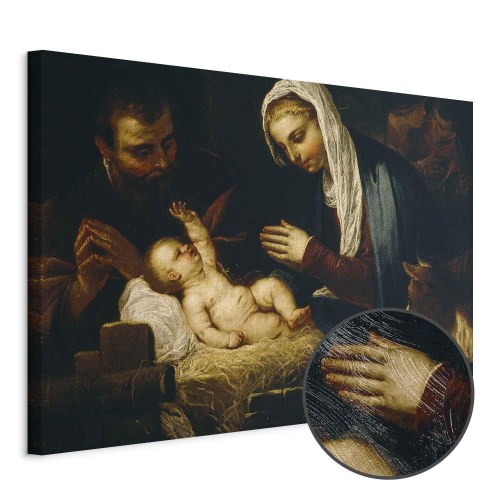 Billede på lærred - Tintoretto - Den hellige familie