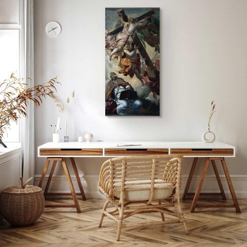 Billede på lærred - Tintoretto - Korsets åbenbaring for Sankt Peter