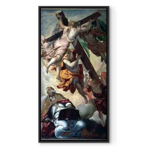 Billede på lærred - Tintoretto - Korsets åbenbaring for Sankt Peter