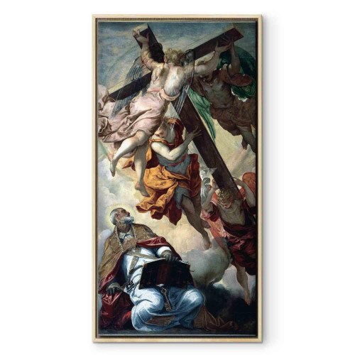 Billede på lærred - Tintoretto - Korsets åbenbaring for Sankt Peter