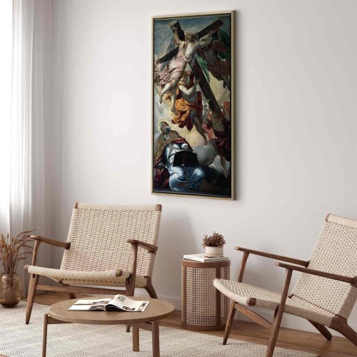 Billede på lærred - Tintoretto - Korsets åbenbaring for Sankt Peter