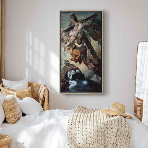 Billede på lærred - Tintoretto - Korsets åbenbaring for Sankt Peter