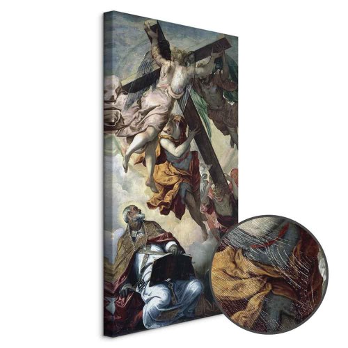Billede på lærred - Tintoretto - Korsets åbenbaring for Sankt Peter