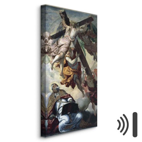 Billede på lærred - Tintoretto - Korsets åbenbaring for Sankt Peter