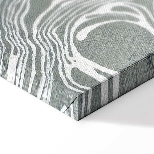 Abstrakt lærredsbillede Harmony of Lines - bredt format