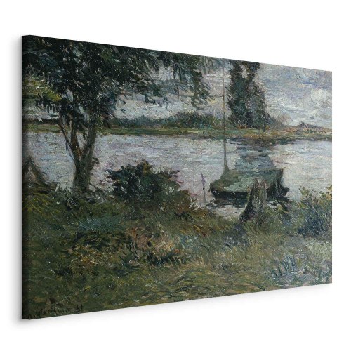 Paul Gauguin billede på lærred - Flodbred reproduktion