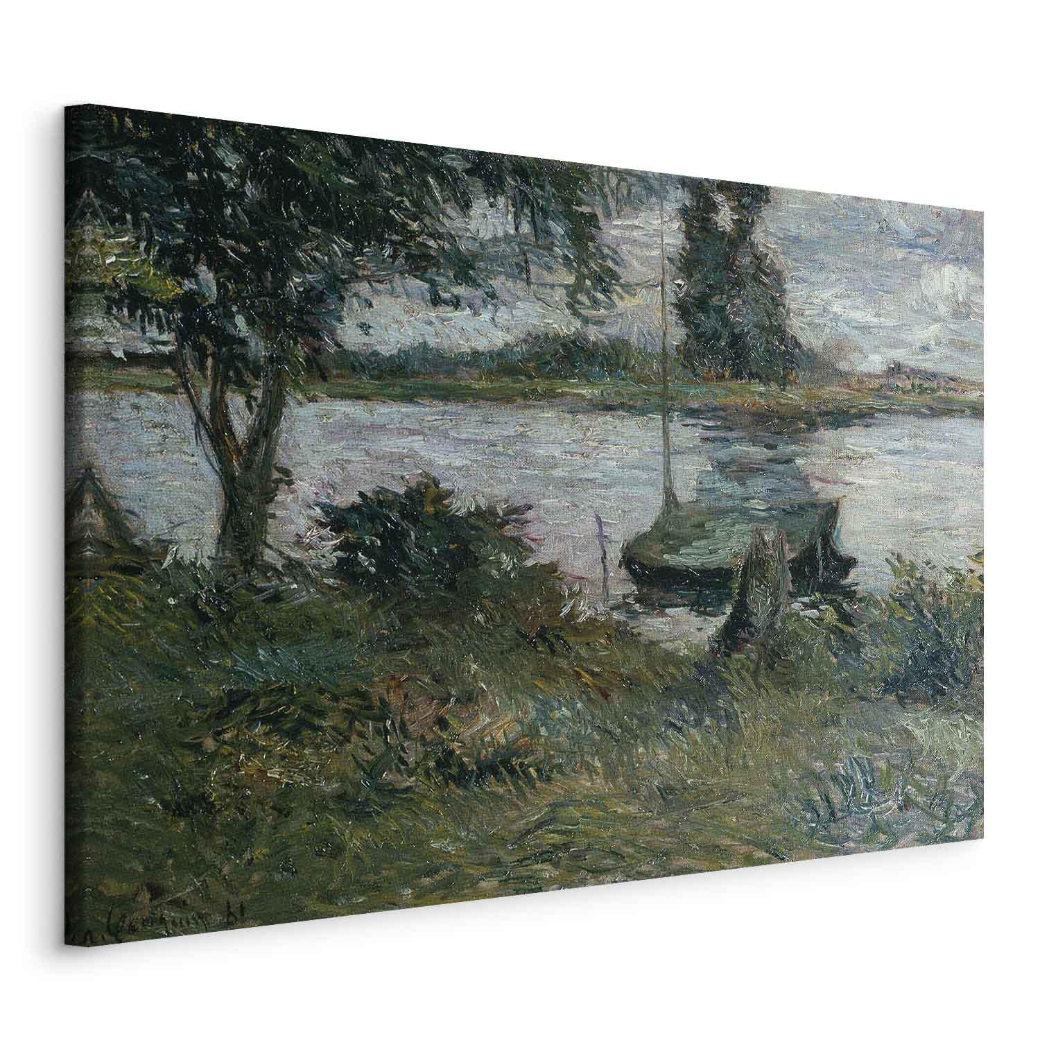 Paul Gauguin billede på lærred - Flodbred reproduktion