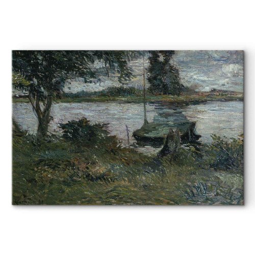 Paul Gauguin billede på lærred - Flodbred reproduktion